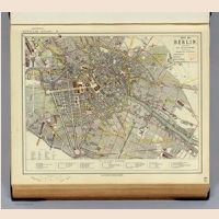 Letts Popular Atlas Berlin 3,3 Inches to the Mile (1883)